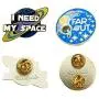 Stickeroonie Enamel Pin Set - I Need My Space Enamel Pin and Cute Astro Cat Astronaut Galaxy Planet Lapel Pin 1.2 Inches Enamel Pins Set Cute Backpack Lapel Pins Hat Pins Clothing Pins Cute Jewelry Stickeroonie Enamel Pin Set - I Need My Space Enamel Pin and Cute Astro Cat Astronaut Galaxy Planet Lapel Pin 1.2 Inches Enamel Pins Set Cute Backpack Lapel Pins Hat Pins Clothing Pins Cute Jewelry