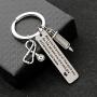 BAUNA Nurse Keychain Gift for Women Men Nursing Graduation Gift Nurse Appreciation Thank You Gift May You be Proud of The Work You Do The Person You are