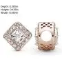 Pandora Jewelry Geometric Radiance Cubic Zirconia Charm in Pandora Rose