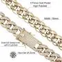 GOLD IDEA JEWELRY 18mm luxury Iced Out Cubic Zirconia 14k/18k/White Gold/Rose gold Miami Cuban Link Chain for Men Necklace or Bracelet GOLD IDEA JEWELRY 18mm luxury Iced Out Cubic Zirconia 14k/18k/White Gold/Rose gold Miami Cuban Link Chain for Men Necklace or Bracelet