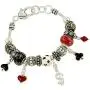 Lola Bella Gifts Casino Poker Charm Bracelet w/ Gift Box and Organza Pouch Lola Bella Gifts Casino Poker Charm Bracelet w/ Gift Box and Organza Pouch