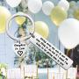 ENSIANTH Daughter in Law Gift Giving Away My Son is Not an Easy Thing to Do Keychain Wedding Gift Jewelry for Bride Bridal Shower Gift