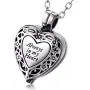 VCOOTS Cremation Jewelry for Ashes Pendant Always in My Heart Urn Necklace for Women/Men Stainless Steel Memorial Keepsake Jewelry- Free Fill Kits VCOOTS Cremation Jewelry for Ashes Pendant Always in My Heart Urn Necklace for Women/Men Stainless Steel Memorial Keepsake Jewelry- Free Fill Kits