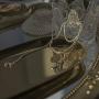 Fine Necklace Twinkling Link Gypsophila 925 Sterling Silver Chain Thin Lightweight Lobster Claw Clasp Jewelry for Women