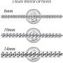 ChainsPro Men Chunky Miami Cuban Chain Necklace, Custom Available, 6/9/14mm Width, 18/20/22/24/26/28/30inch Length, Gold Plated/Stainless Steel/Black-with Gift Box