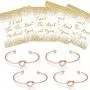 Bridesmaid Gifts, I Cant Tie The Knot Without You Bracelets -Set of 1, 4, 5, 6, 7, 10 Bridesmaid Gifts, I Cant Tie The Knot Without You Bracelets -Set of 1, 4, 5, 6, 7, 10