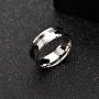 Womens Mens Ring 8mm Handmade Metal Blank Rings DIY Jewelry Making Supplies Craft