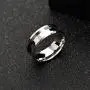 Womens Mens Ring 8mm Handmade Metal Blank Rings DIY Jewelry Making Supplies Craft