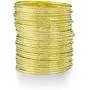 ENSOUL Flower Mixed Metal Aztec African Indian Vintage Multi Bangles Bracelets for Women Set of 36