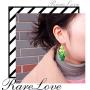 RareLove Silver Plated Multi Green Shamrock Chandelier Piercing Dangle Earrings Alloy St Patricks Day Gift For Women Girls