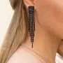 Mlouye Long Tassel Earrings Fringe for Women Dangling Chain Fringe Crystal Statement Drop Earring Mlouye Long Tassel Earrings Fringe for Women Dangling Chain Fringe Crystal Statement Drop Earring