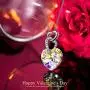 Kate Lynn for Women Necklace Heart to Heart Pendant Made with Crystals from Austria and Cubic Zirconia Jewelry for Mom Birthday Gifts for Her 17''+2'' with Gift Box