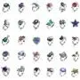 Mixed Mood Rings Classic Temperature Change Color Mood Ring Lovers Adjustable Size(10pcs/12pcs/30pcs) Mixed Mood Rings Classic Temperature Change Color Mood Ring Lovers Adjustable Size(10pcs/12pcs/30pcs)