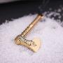 Skyrim Viking Dragon Celtic Knot Amulet Runes Perun Axes Pendant Necklace