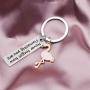 JIGAL Motivational Flamingo Keychain Never Forget How Flamazing You are Keychain Flamingo Lover Jewelry Gift for Family BFF Animal Lovers