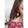 YINLIN Enamel Alloy Colorful Cute Cactus Dangle Earrings
