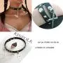 yfstyle 4 Pcs Gothic Leather Choker Necklaces Bracelets for Women Girls Black PU Spike Layere Lock Necklaces Adjustable Double Layer O Ring Collar Heart Necklace Punk Jewelry Gifts yfstyle 4 Pcs Gothic Leather Choker Necklaces Bracelets for Women Girls Black PU Spike Layere Lock Necklaces Adjustable Double Layer O Ring Collar Heart Necklace Punk Jewelry Gifts