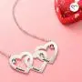 MyNameNecklace Personalized Engraved 3 Heart Necklace with Swarovski Birthstones -Jewelry for Mom Women-Valentines Day Jewelry Gift for Her MyNameNecklace Personalized Engraved 3 Heart Necklace with Swarovski Birthstones -Jewelry for Mom Women-Valentines Day Jewelry Gift for Her
