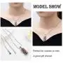 constantlife Cremation Jewelry for Ashes Crystal Stainless Steel Cylinder Urn Pendant Memorial Necklace Keepsake for Women/Men constantlife Cremation Jewelry for Ashes Crystal Stainless Steel Cylinder Urn Pendant Memorial Necklace Keepsake for Women/Men