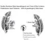 LAURITAMI 16G Stainless Steel Ear Cartilage Earrings Tragus Helix Barbell Clicker Daith Earrings Hoop Cubic Zirconia Inlaid Cartilage Stud for Men Women