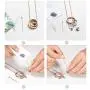 memorial jewelry Forever in My Heart,No Longer by My Side Cremation Pet Urn Necklace Screw Opens and Lock Ashes Pendant Jewelry for Dog Cat