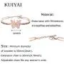 KUIYAI Now She Flies with Butterflies Bracelet Butterfly Charm Bracelet Memorial Jewelry Loss Jewelry Gift for Her KUIYAI Now She Flies with Butterflies Bracelet Butterfly Charm Bracelet Memorial Jewelry Loss Jewelry Gift for Her