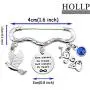 HOLLP Sorority Jewelry Not Sisters by Blood But Sisters by Heart Bracelet Sister Gift