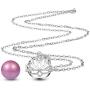 EUDORA Harmony Bola Necklace Yoga Lotus Music Chime Locket Pendant Wishing Ball Pregnancy Gift, 30'' Chain