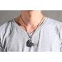 PAMTIER Unisex Vintage Lucky Sign Chinese Koi Carp Amulet Pendant Necklace