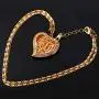 U7 CZ Allah Pendant Necklace with Chain Platinum / 18K Gold Plated Muslim Jewelry, with Text Engraving Service