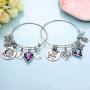 Birthday Gifts for Women Girls Bracelet, Birthday Charm Bracelets 10th 20th 30th 40th 50th 60th 70th 80th 90th Birthday Gift for Daughter, Sister, Friend, Teen Girls, Mom, Grandma