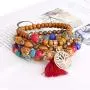 Hicdaw 6 Sets Bohemian Bracelets for Women Multilayer Tassel Bracelet Set Gifts for Women Girls Hicdaw 6 Sets Bohemian Bracelets for Women Multilayer Tassel Bracelet Set Gifts for Women Girls