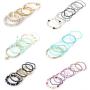 LOYALLOOK 6 Sets Bohemian Stackable Bead Bracelets for Women Stretch Bangles Bohemian Style Stretch Multilayered Bracelet Set