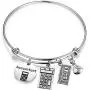 Gzrlyf Accountant Bracelet Calculator Charm Bracelet Accounting Jewelry CPA Graduation Gift
