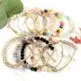 RIAH FASHION Religious Cross Bead Stacking Beaded Stretch Statement Bracelets - Inspirational Message Sparkly Crystal, Wood Bible Christian Prayer Bangle Set RIAH FASHION Religious Cross Bead Stacking Beaded Stretch Statement Bracelets - Inspirational Message Sparkly Crystal, Wood Bible Christian Prayer Bangle Set