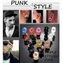 Hanpabum 30PCS Ear Gauges Stretching Kit Thin Soft Silicone Plugs Ear Skin Flexible Flesh Tunnel Expander Gauge 0G 00G 1/2''