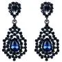 EVER FAITH Womens Austrian Crystal Art Deco Hollow Bridal Wedding Drop Dangle Pierced Earrings EVER FAITH Womens Austrian Crystal Art Deco Hollow Bridal Wedding Drop Dangle Pierced Earrings