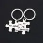 HOLLP Outlander Gifts Outlander Puzzle Keychain His Sassenach and Her JAMMF Keychain Sasenach Inspired Jewelry Gift Jamie Fraser Gifts for Outlander Fans