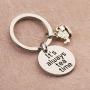 BAUNA Tea Keychain Tea Lovers Gift Its Always Tea time Alice in Wonderland Mad Hatter Quote Inspired Gift with Teapot Charm