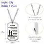 AGR8T Pendant Necklaces Son Birthday Graduation Gifts from Mom Stainless Steel - to My Son You are Braver Stronger Smarter Than You Think