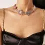 yfstyle Cuban Link Chain for Women Girls Chunky Rhinestone Hip Hop Necklace Iced Out Butterfly Choker Gold Plated Rappers Necklaces Valentine’s Day Gift for Girlfriend yfstyle Cuban Link Chain for Women Girls Chunky Rhinestone Hip Hop Necklace Iced Out Butterfly Choker Gold Plated Rappers Necklaces Valentine’s Day Gift for Girlfriend