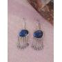 YoTreasure Labradorite 925 Sterling Silver Fixed Wire Chandelier Earrings