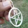 Big Silver Pentacle Pentagram Star Celtic Pagan Wicca Wiccan Jewelry Pewter Unisex Mens Pendant Necklace Wealth Money Fortune Lucky Charm Protection Amulet Safe Travel Talisman Witch Magic Medallion Big Silver Pentacle Pentagram Star Celtic Pagan Wicca Wiccan Jewelry Pewter Unisex Mens Pendant Necklace Wealth Money Fortune Lucky Charm Protection Amulet Safe Travel Talisman Witch Magic Medallion