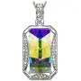 Kate Lynn Women for Women ✦Iridescent Meteors✦ Aurora Borealis Pendant Necklaces with Crystals from Austria Jewelry Gifts for Her 18+2'' with Gift Box