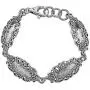 925 Sterling Silver Lace Station Bracelet by Paz Creations Fine Jewelry, Made in Israel 925 Sterling Silver Lace Station Bracelet by Paz Creations Fine Jewelry, Made in Israel