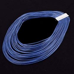 Yuhuan Necklace Women Fashion Bib Choker 36 Layers Wax Line Collar Statement Jewelry