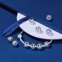 NINGAN Letter Alphabet Charm 925 Sterling Silver A-Z Initial Beads Fits Womens Europeans Bracelet and Necklace