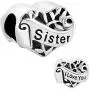 CharmSStory Grandma/Wife/Sister/Niece/Aunt Heart I Love You Beads for Bracelets CharmSStory Grandma/Wife/Sister/Niece/Aunt Heart I Love You Beads for Bracelets