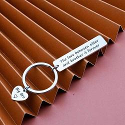 Brother Sister Keychain Big Bro Mid Bro Lil Bro Big Sis Mid Sis Lil Sis Brother Sister Gifts Family Jewelry