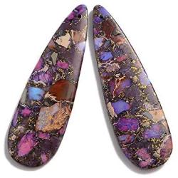 JM Design Natural Pendant Teardrop or Irregular Shape for Jewelry Making Sold Per Pair